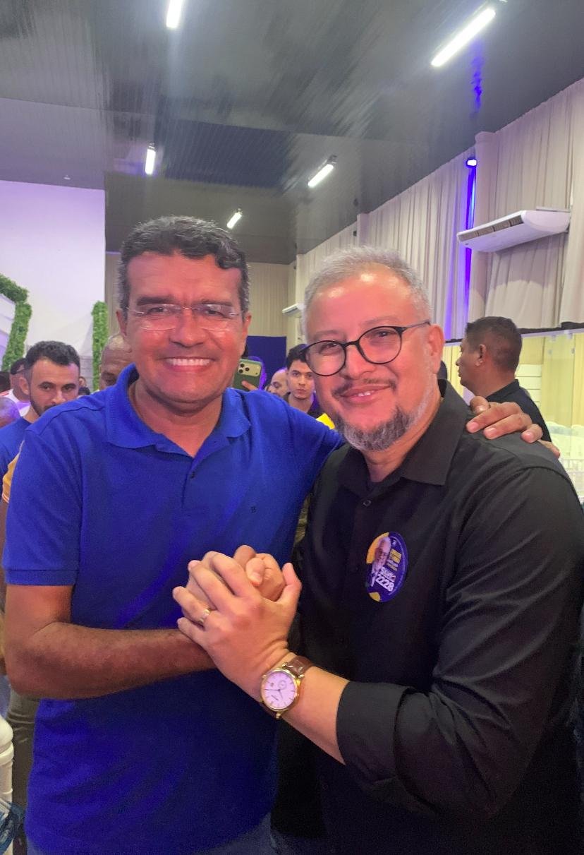 Bispo Gercione Barros em evento do partido NOVO